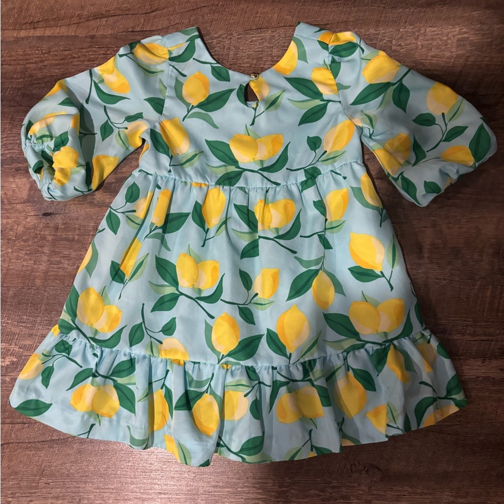 Janie and Jack Lemon Dress - Picture 4 of 9